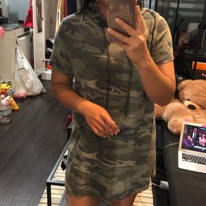 F21 CAMO DRESS